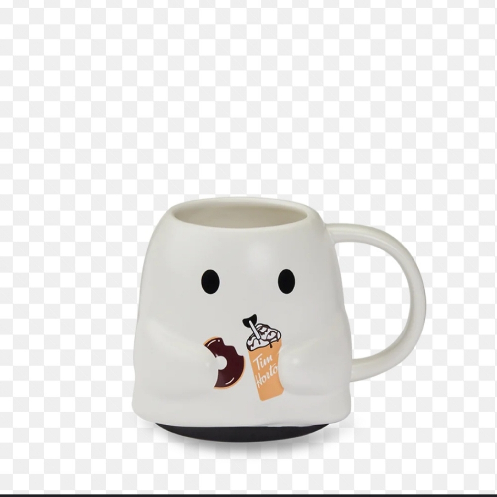 Tim Hortons Holleween Limited Edition 20oz Ceramic Ghost Mug